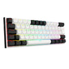 Teclado Magnético Redragon K683BW Fidd RGB Preto e Branco