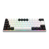 Teclado Magnético Redragon K683BW Fidd RGB Preto e Branco