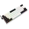 Teclado Magnético Redragon K683BW Fidd RGB Preto e Branco