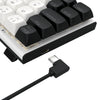 Teclado Magnético Redragon K683BW Fidd RGB Preto e Branco