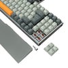 TECLADO MECANICO GAMER REDRAGON K648GG OLAF RGB PRETO E CINZA SWI