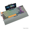 TECLADO MECANICO GAMER REDRAGON K648GG OLAF RGB PRETO E CINZA SWI