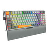 TECLADO MECANICO GAMER REDRAGON K648GG OLAF RGB PRETO E CINZA SWI