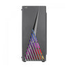 Gabinete gamer Aerocool Delta preto RGB com vidro lateral