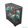 Gabinete gamer Liketec Mahal Dark vidro matx