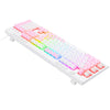 TECLADO MEMBRANA GAMER REDRAGON K512WP SHIVA RGB BRANCO COM ROSA