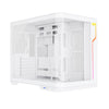 Gabinete gamer Redragon WideLoad Extreme vidro curvo branco