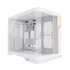 Gabinete gamer Redragon WideLoad Extreme vidro curvo branco