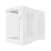 Gabinete gamer Redragon WideLoad Extreme vidro curvo branco