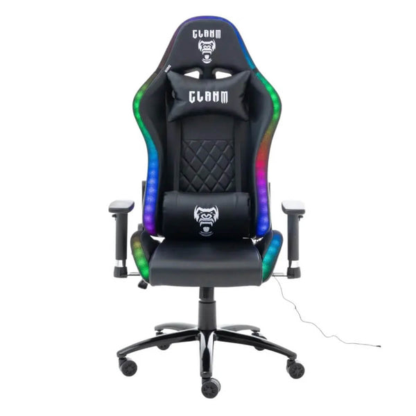 Cadeira gamer Clanm King Black RGB