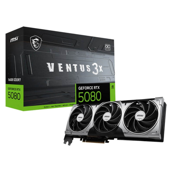 Placa de video 16GB RTX 5080 MSI Ventus 3x OC GDDR7 912-V531-2