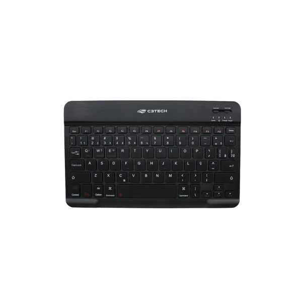 Teclado Sem Fio Bluetooth K-BT40BK Preto Mini C3Tech