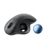 Mouse ergonômico sem fio Logitech M575S Wireless com Trackball -