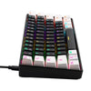 Teclado mecânico gamer Gamdias Aura GK2 preto e branco