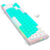 Teclado mecânico gamer Redragon Castor Pro RGB branco com menta