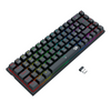 Teclado mecânico gamer Redragon Ryze Pro RGB - switch marrom
