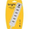 Hub 7 portas USB 2.0 Bright branco - 0191