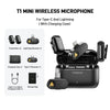 MICROFONE DE LAPELA SEM FIO MAONO WAVE T1 MINI WM622 TIPO C + LIG