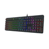 Teclado membrana gamer Redragon Netherbane K521-R - preto