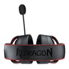 Fone de ouvido headset gamer Redragon Luna H540 - preto