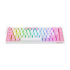 Teclado mecânico gamer Redragon Castor Switch Brown ABNT2 - Rosa