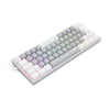 Teclado mecânico gamer Redragon K617 Fizz RGB - branco e cinza