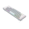 Teclado mecânico gamer Redragon K617 Fizz RGB - branco e cinza