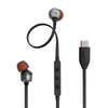 Fone de ouvido JBL T310C com fio, intra-auricular - preto