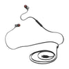 Fone de ouvido JBL T310C com fio, intra-auricular - preto