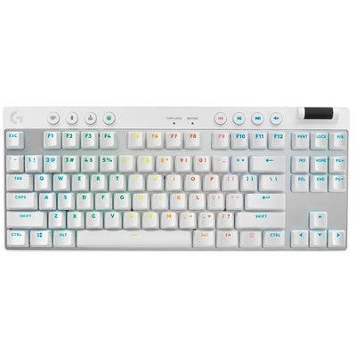 Teclado Gamer Sem Fio Logitech G PRO X TKL - Branco