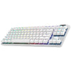 Teclado Gamer Sem Fio Logitech G PRO X TKL - Branco