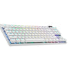 Teclado Gamer Sem Fio Logitech G PRO X TKL - Branco
