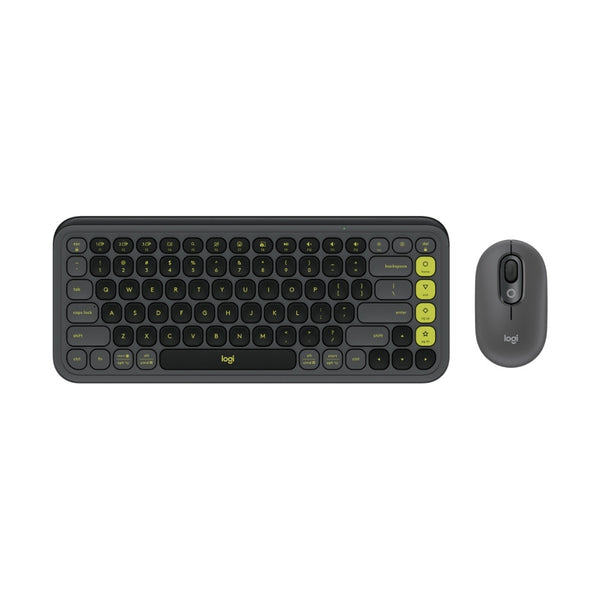 Kit teclado e mouse Logitech Pop Icon US s/Fio 920-013056