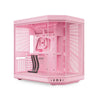 Gabinete gamer HYTE Y70 Strawberry Milk Mid Tower - rosa
