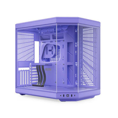 Gabinete gamer HYTE Y70 Taro Milk Mid Tower - lilás