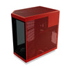 Gabinete gamer HYTE Y70 Touch Infinite Black Cherry - com tela to