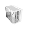 Gabinete gamer Liketec Ilusion Snow branco (sem fan)