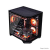 Gabinete gamer Liketec Impossible Dark preto (sem fan)