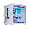 Gabinete gamer Liketec Impossible Snow branco (sem fan)