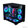 Gabinete gamer Liketec Cubo Mad Rock ARGB (4 fans inclusas)