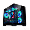 Gabinete gamer Liketec Cubo Mad Rock Dark (sem fan)