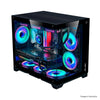 Gabinete gamer Liketec Cubo Mad Rock Dark (sem fan)