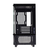 Gabinete gamer Liketec Opera Dark preto (sem fan)