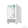 Gabinete gamer Liketec Opera Snow branco (sem fan)