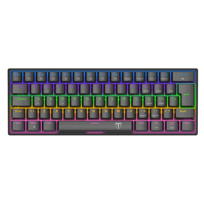 Teclado Mecânico Gamer T-Dagger Arena Rainbow T-TGK321-BR ABNT2