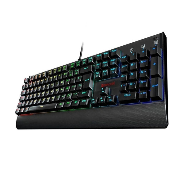 TECLADO MECÂNICO GAMER REDRAGON K557 KALA RGB SWITCH VERMELHO