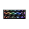 Teclado Gamer Akko 5075S ABNT2 Preto Switch Cream Yellow
