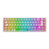 Teclado Mecânico Gamer Redragon Transparente Castor Pro RGB K631C