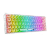 Teclado Mecânico Gamer Redragon Transparente Castor Pro RGB K631C