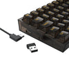 Teclado Mecânico Gamer Redragon Castor Pro RGB Preto K631CTB-RGB-